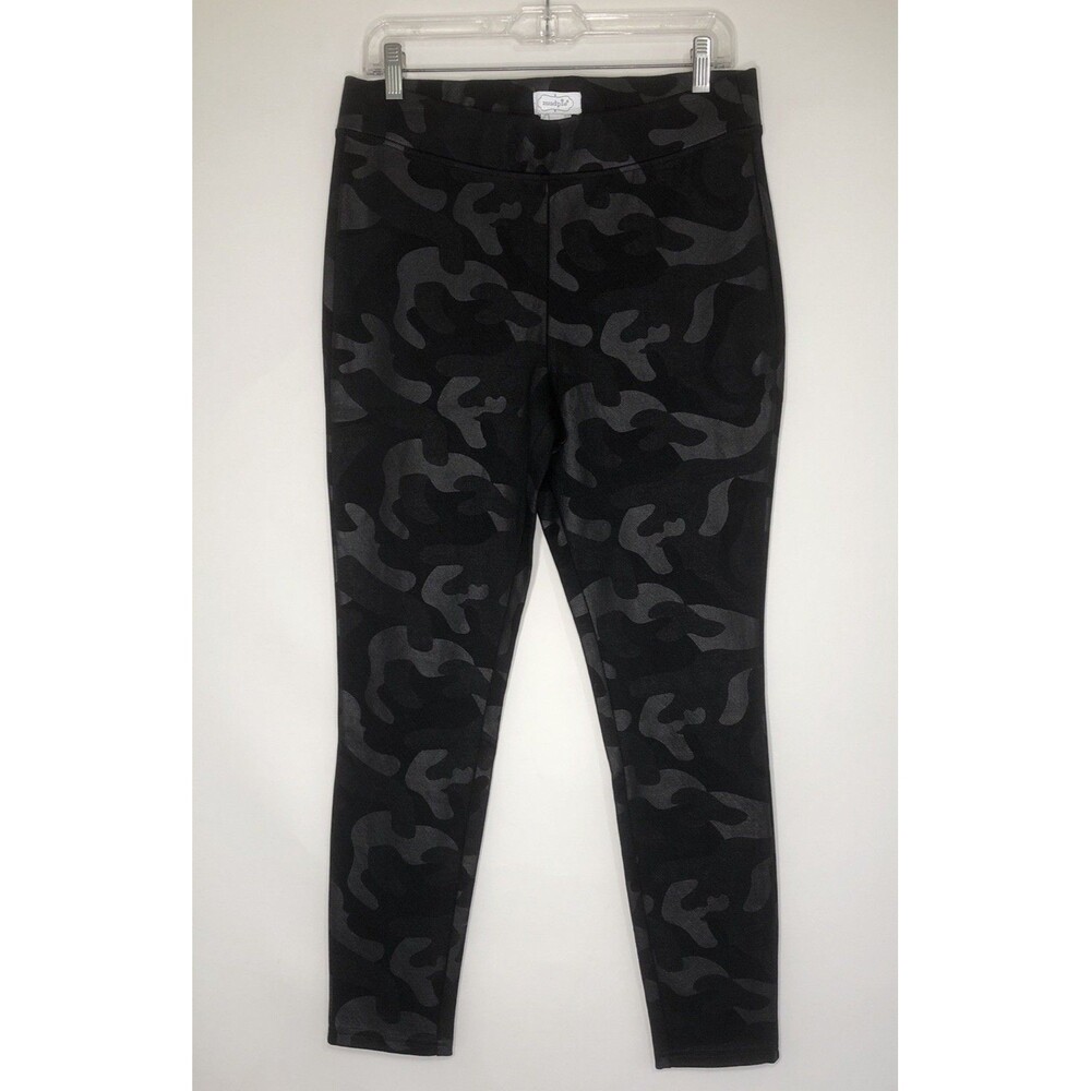 Mudpie Pearson Camo Leggings Women’s Size L Black NWOT